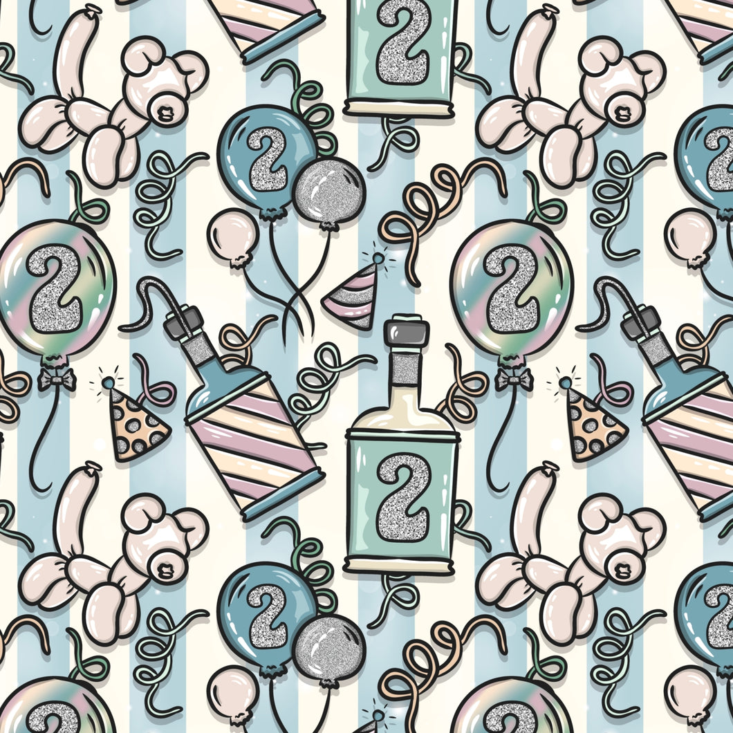 Exclusive 2nd Birthday Poppers