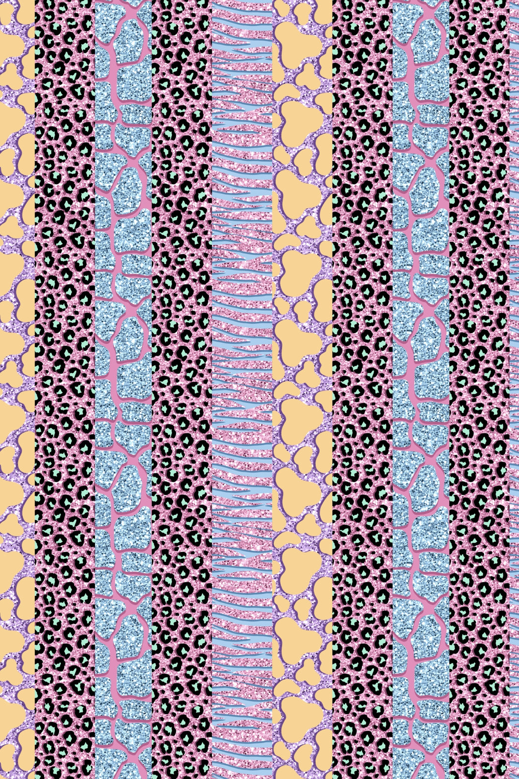 Exclusive Glitter Stripes