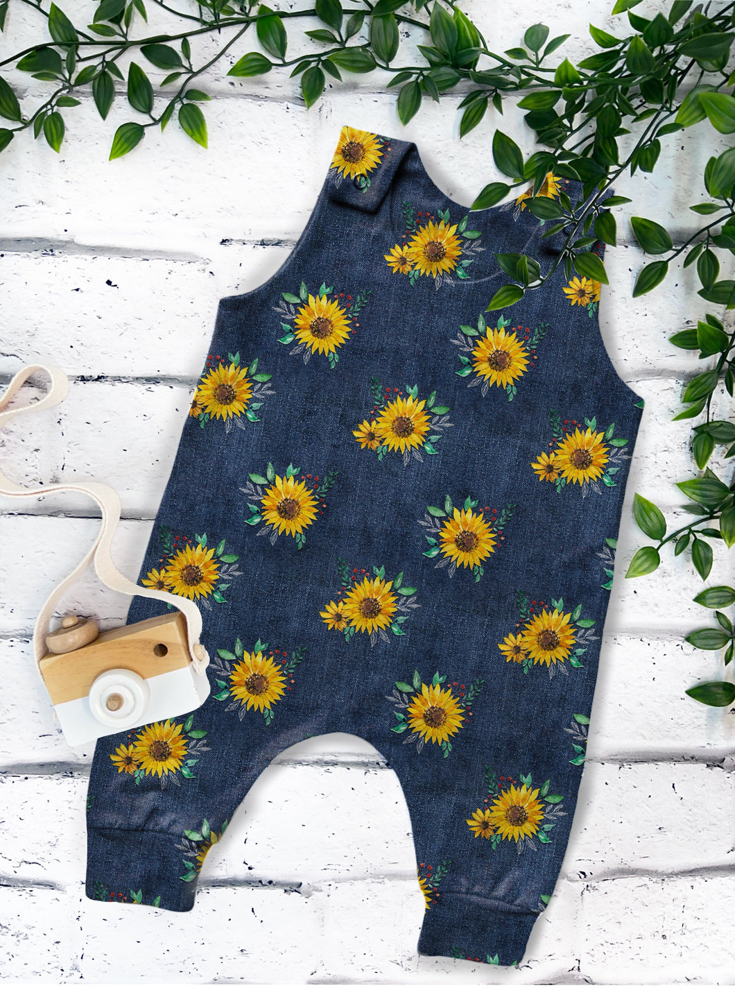 Sunflowers on Denim