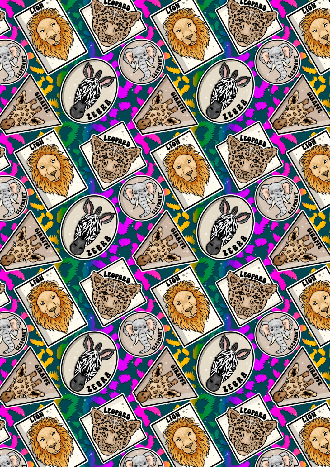 Exclusive Multi Safari Stickers