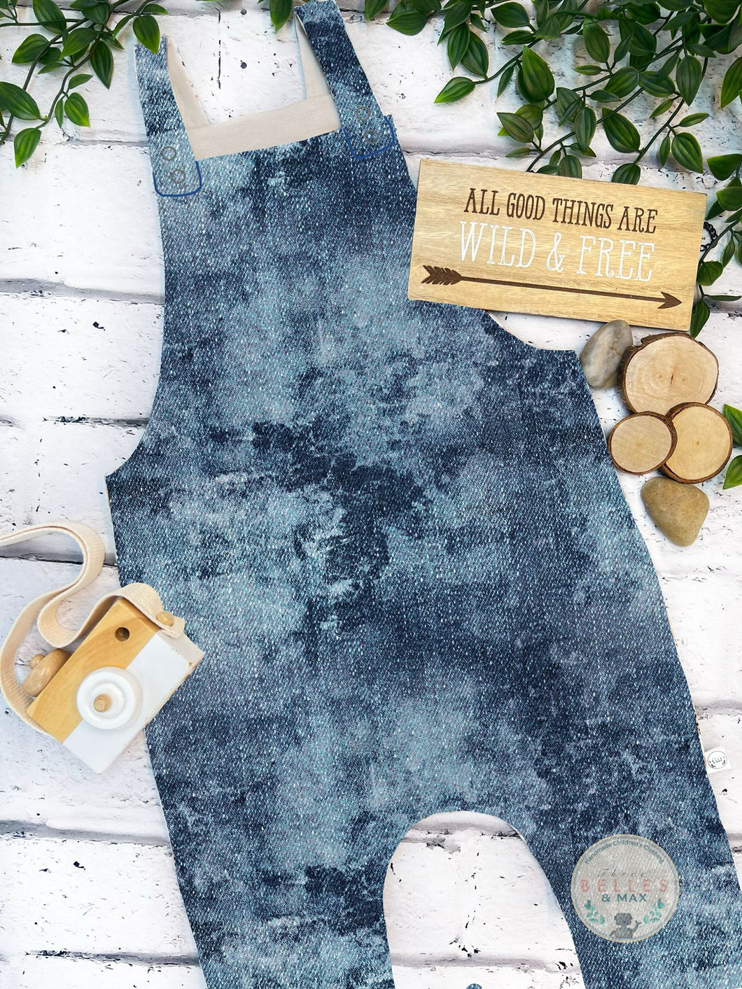 Blue Wash Denim effect