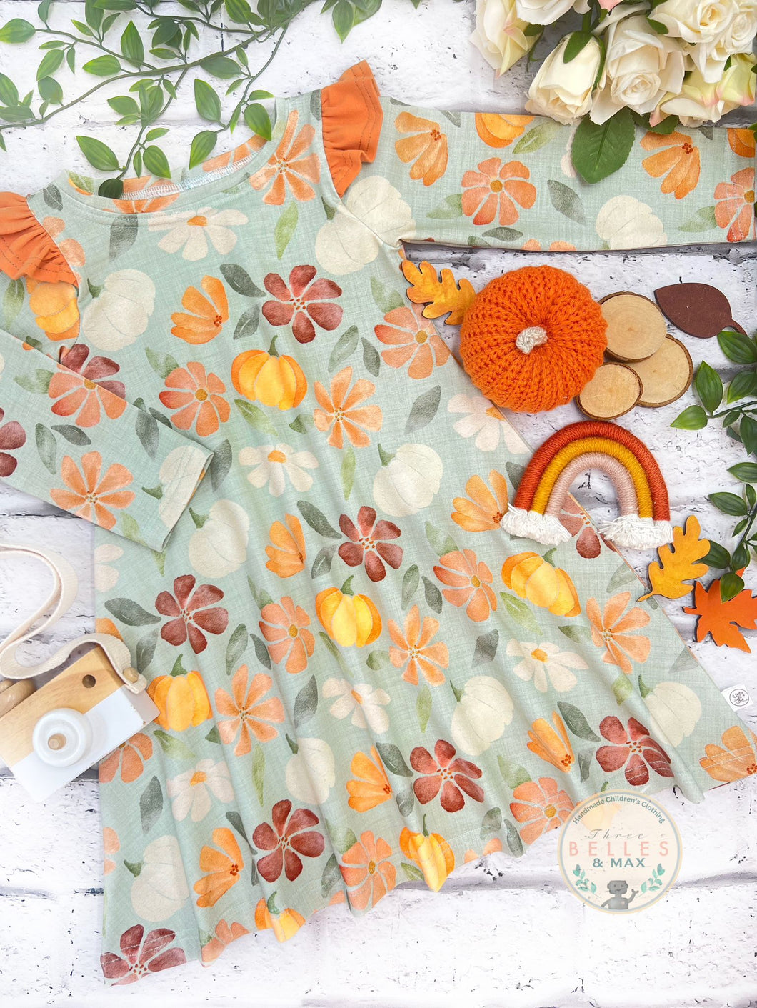 Exclusive Floral Pumpkin