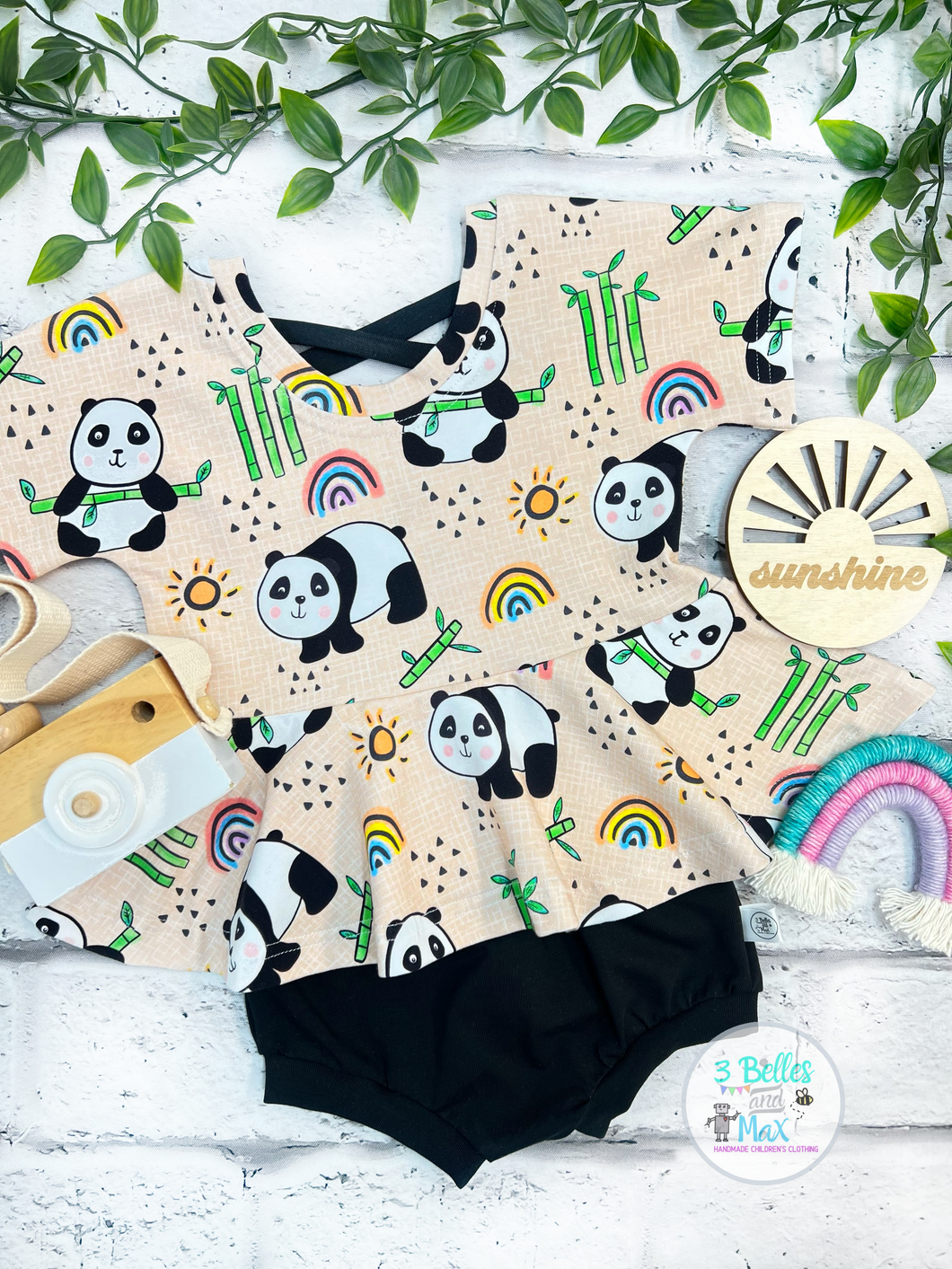 Peplum & Shorts Set